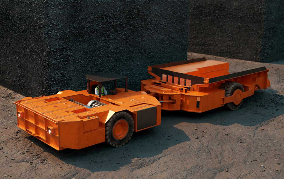 Virtual Mining Battery Hauler