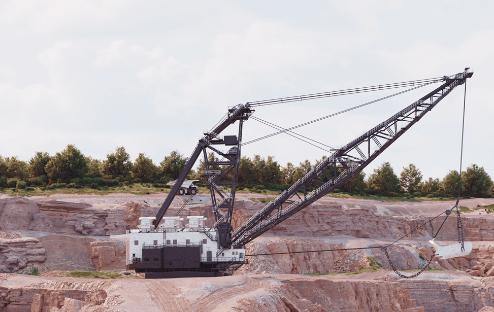 Virtual Mining Dragline